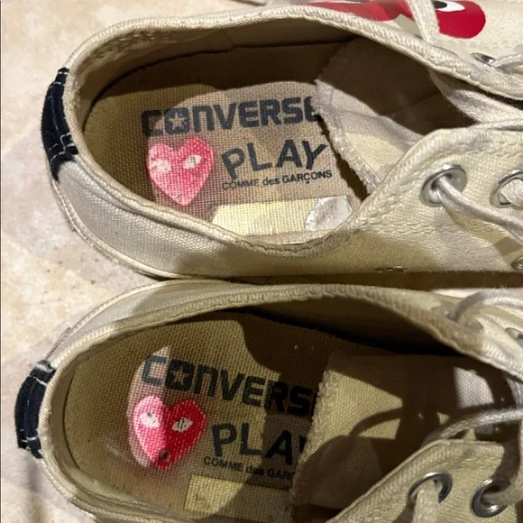 Play/Converse Cream Sneakers - Picture 4 of 5